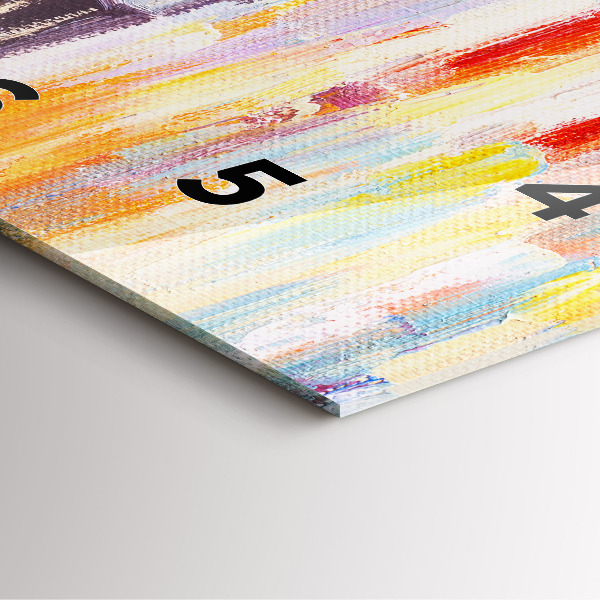 Štvorcové hodiny Pár v daždi