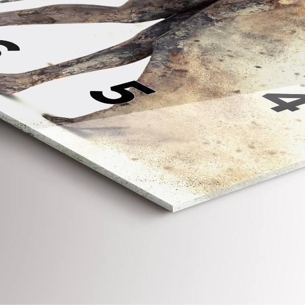 Štvorcové hodiny Abstraktní ľudia piesok