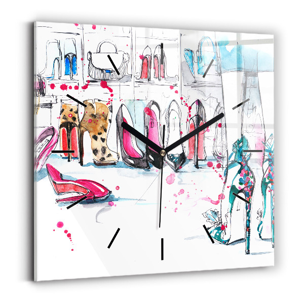 Štvorcové hodiny Prvok ženskosti