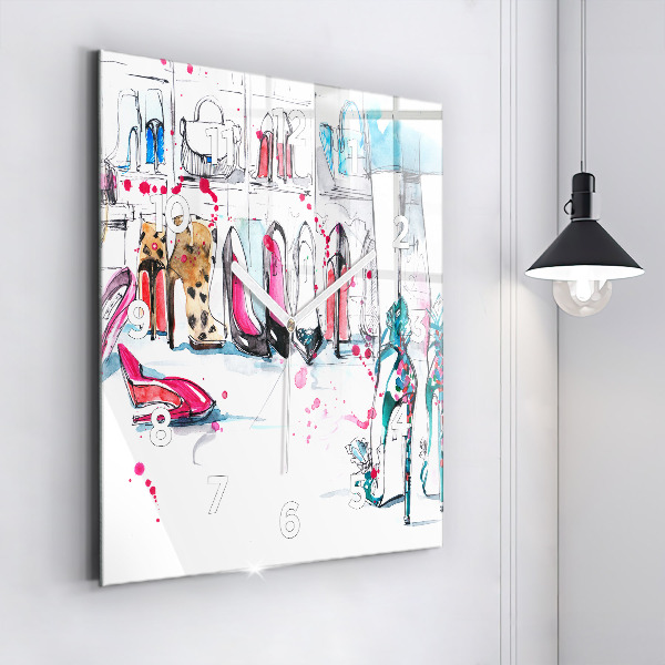 Štvorcové hodiny Prvok ženskosti