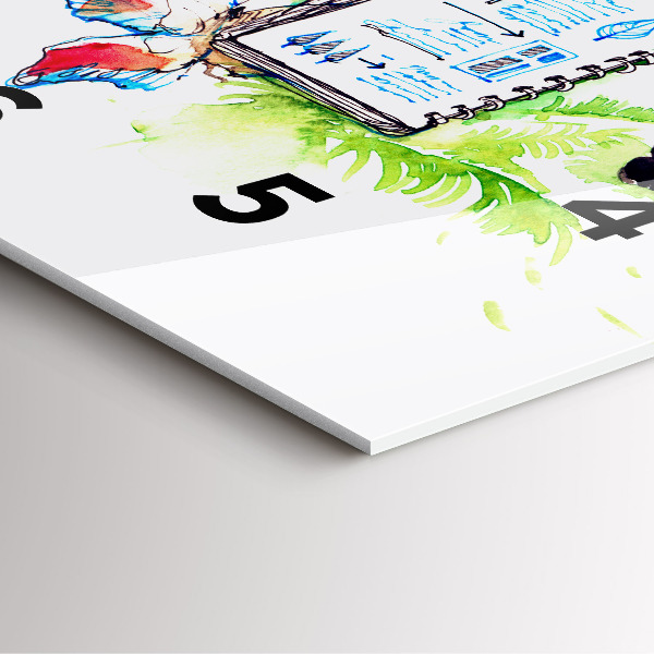 Štvorcové hodiny Zoológ