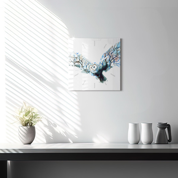 Štvorcové hodiny Sloboda a povaha vtákov