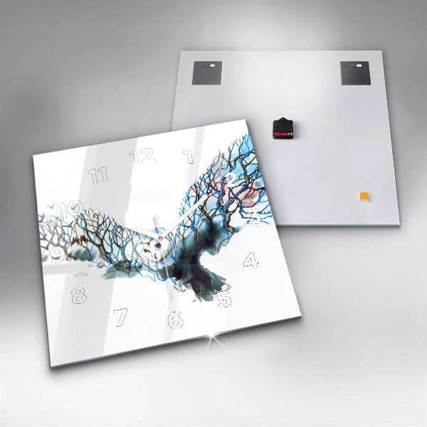 Štvorcové hodiny Sloboda a povaha vtákov