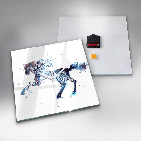 Štvorcové hodiny Povaha zvieraťa