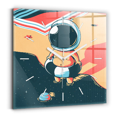 Štvorcové hodiny Detská predstavivosť