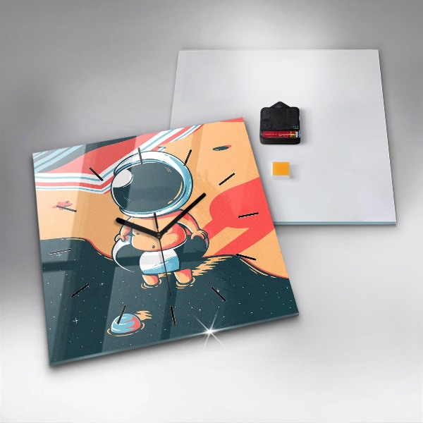 Štvorcové hodiny Detská predstavivosť