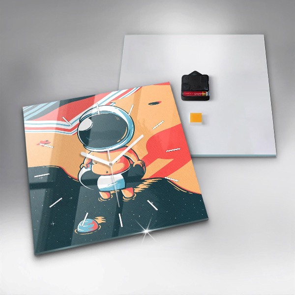 Štvorcové hodiny Detská predstavivosť