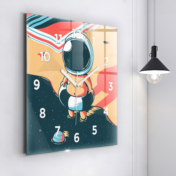 Štvorcové hodiny Detská predstavivosť