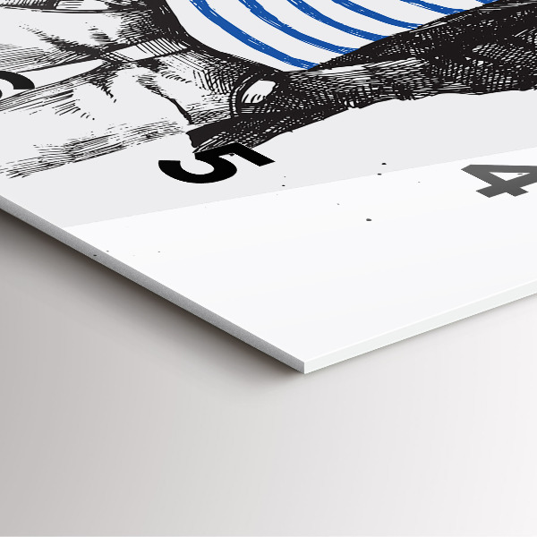 Štvorcové hodiny Pes v ľudskom tele