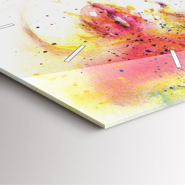 Štvorcové hodiny Portrét tajomnej ženy