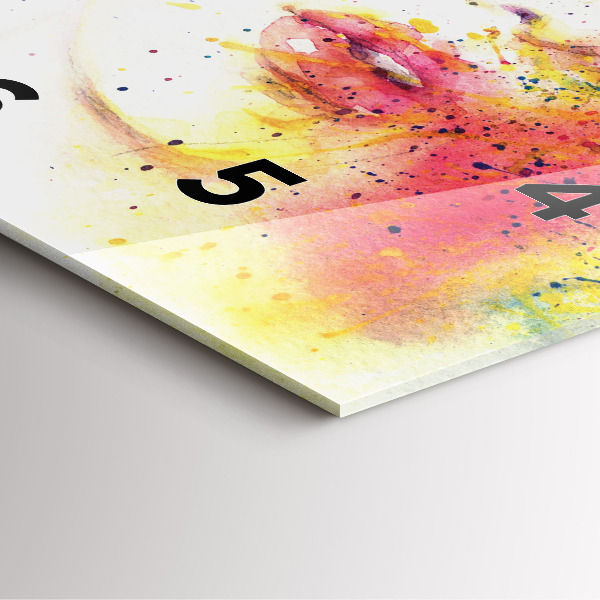 Štvorcové hodiny Portrét tajomnej ženy