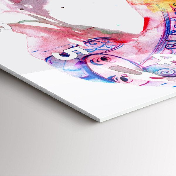 Štvorcové hodiny Dve telá jedna duša