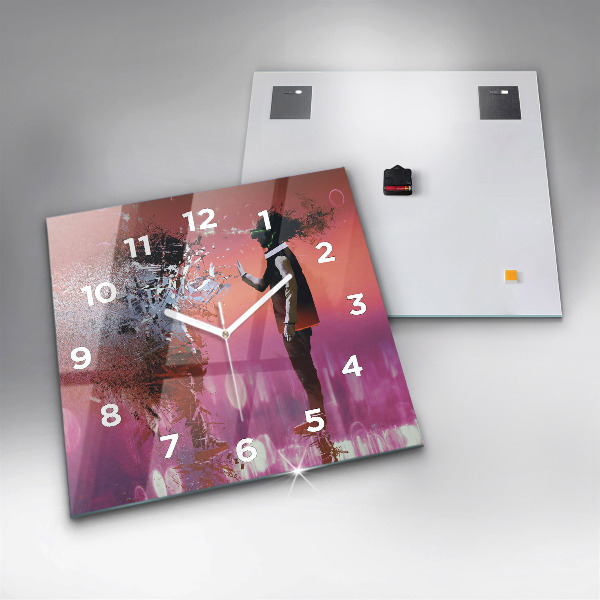 Štvorcové hodiny Kyberpriestor