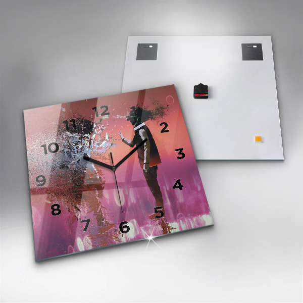 Štvorcové hodiny Kyberpriestor