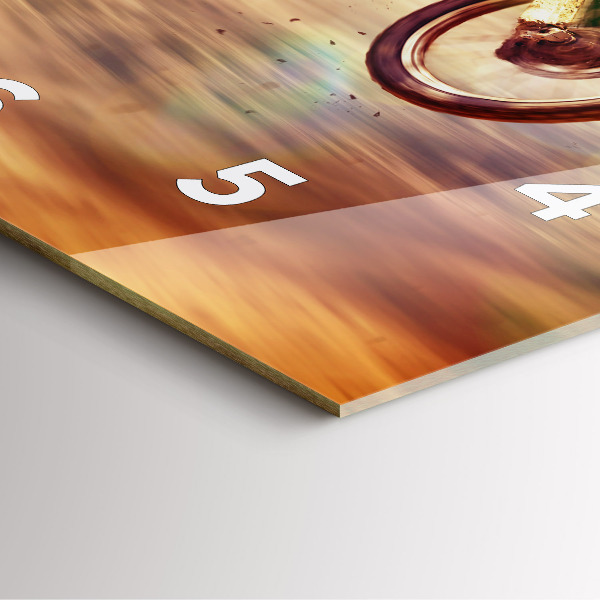 Štvorcové hodiny Enduro motokros