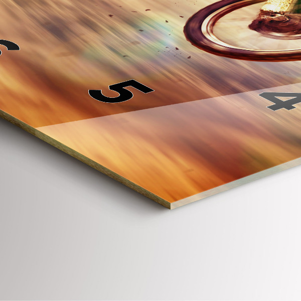 Štvorcové hodiny Enduro motokros