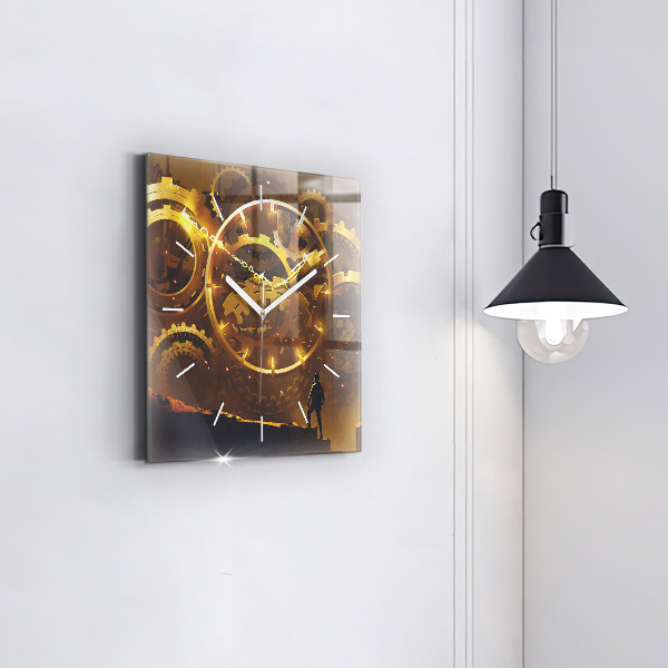 Štvorcové hodiny Čas – mechanizmus