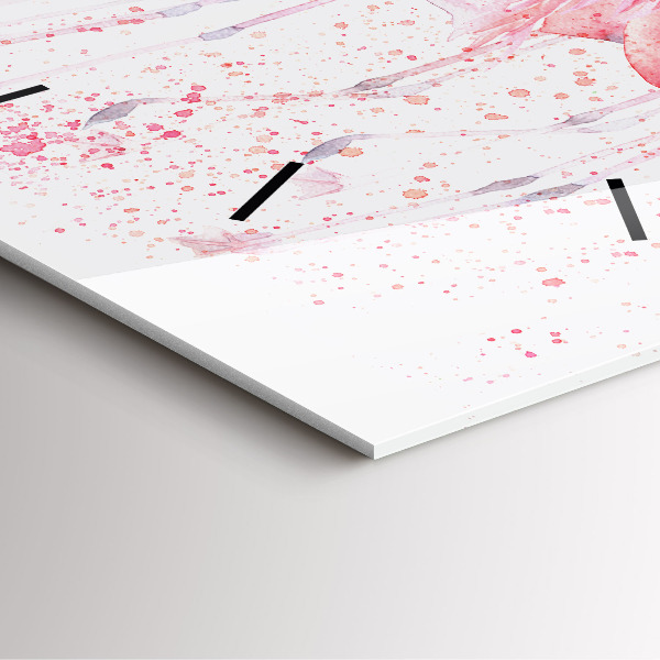 Štvorcové hodiny Banda plameniakov