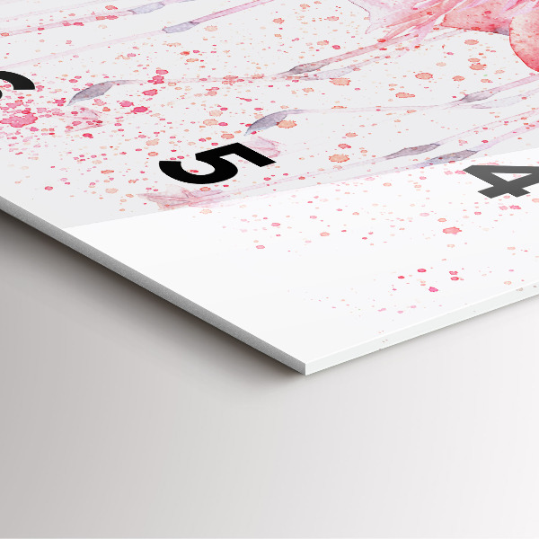 Štvorcové hodiny Banda plameniakov