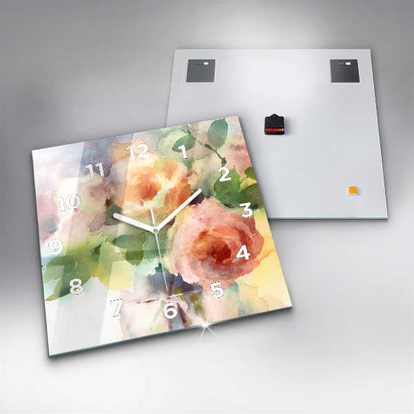 Štvorcové hodiny Vizualizácia prírody