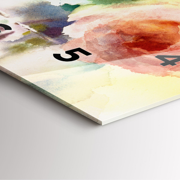 Štvorcové hodiny Vizualizácia prírody