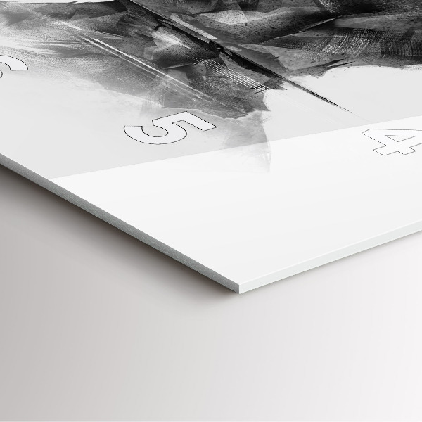 Štvorcové hodiny Kreslený medveď