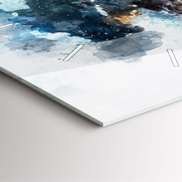 Štvorcové hodiny Abstraktné tváre