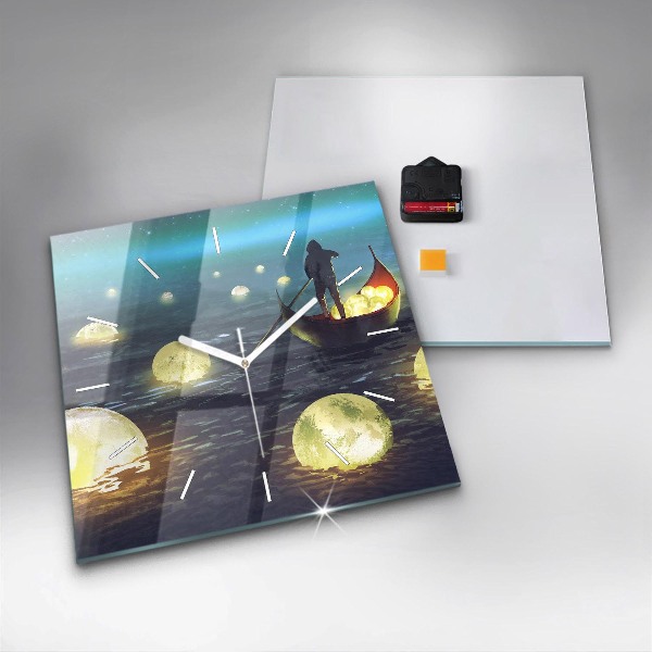 Štvorcové hodiny Abstrakcia