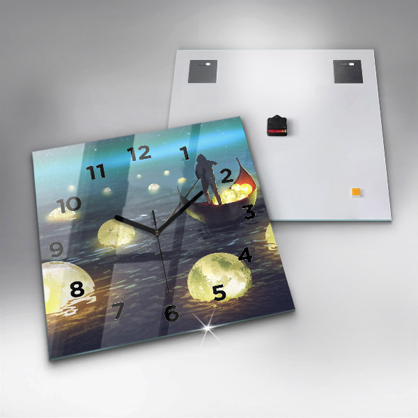 Štvorcové hodiny Abstrakcia