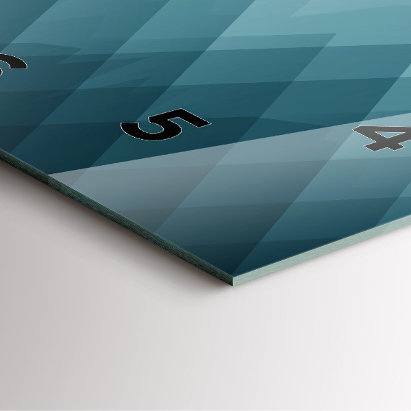 Štvorcové hodiny Geometrické postavy