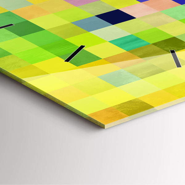 Štvorcové hodiny Štvorcová kompozícia