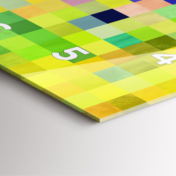 Štvorcové hodiny Štvorcová kompozícia