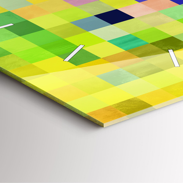 Štvorcové hodiny Štvorcová kompozícia