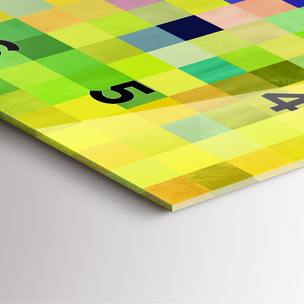 Štvorcové hodiny Štvorcová kompozícia