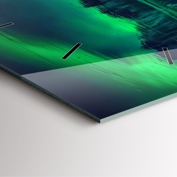 Štvorcové hodiny Polárna žiara