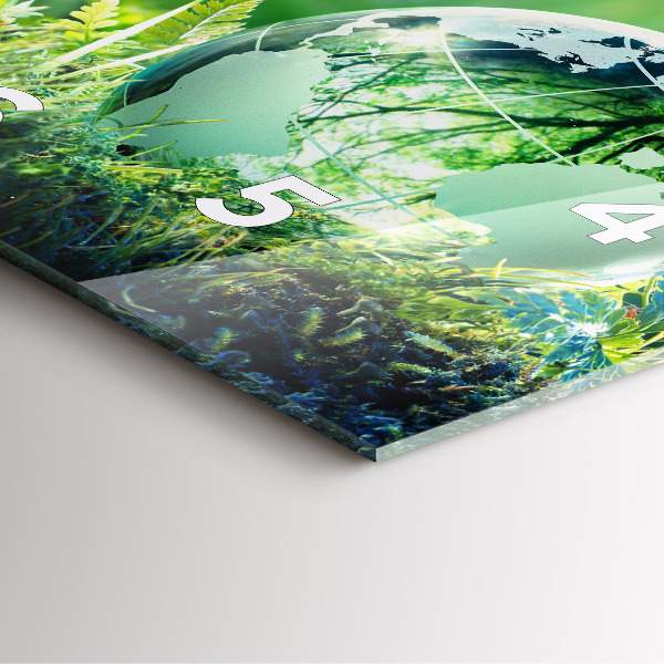 Štvorcové hodiny Globe