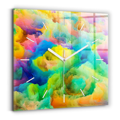 Štvorcové hodiny Fraktálna textúra