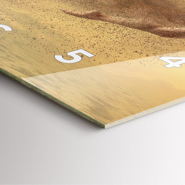 Štvorcové hodiny Žena v postave