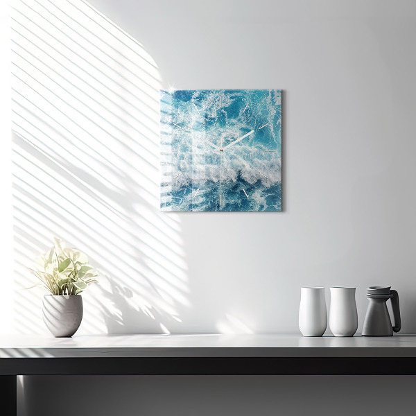 Štvorcové hodiny Oceánske vlny