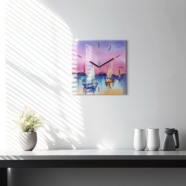 Štvorcové hodiny Prímorská krajina