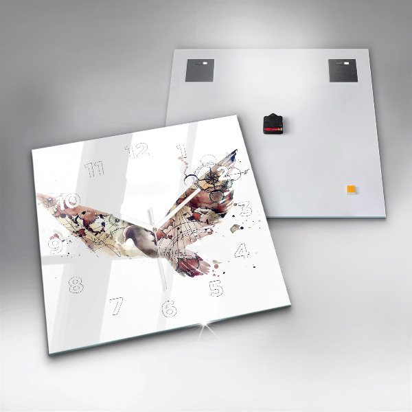 Štvorcové hodiny Abstraktný pohľad