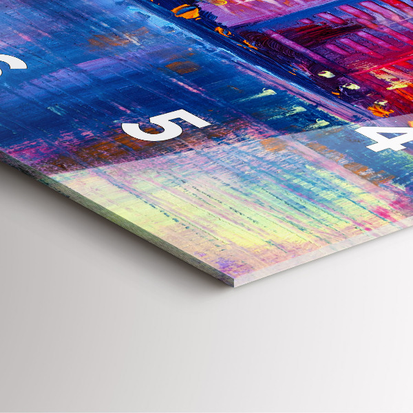 Štvorcové hodiny Abstrakcia mrakodrapov