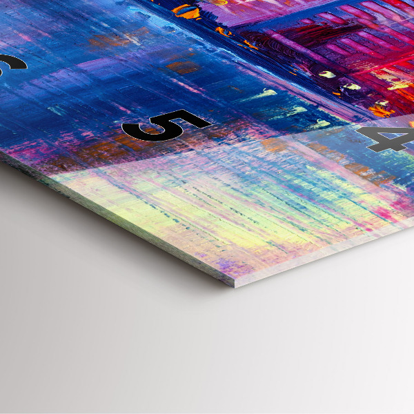 Štvorcové hodiny Abstrakcia mrakodrapov