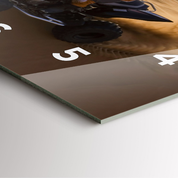 Štvorcové hodiny Štvorkolka v púšti