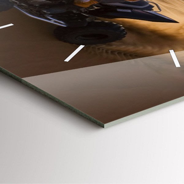 Štvorcové hodiny Štvorkolka v púšti