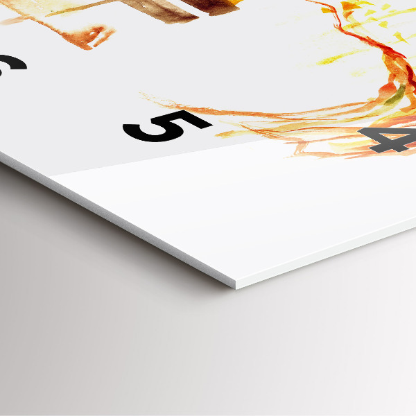 Štvorcové hodiny Jesenná Krajina