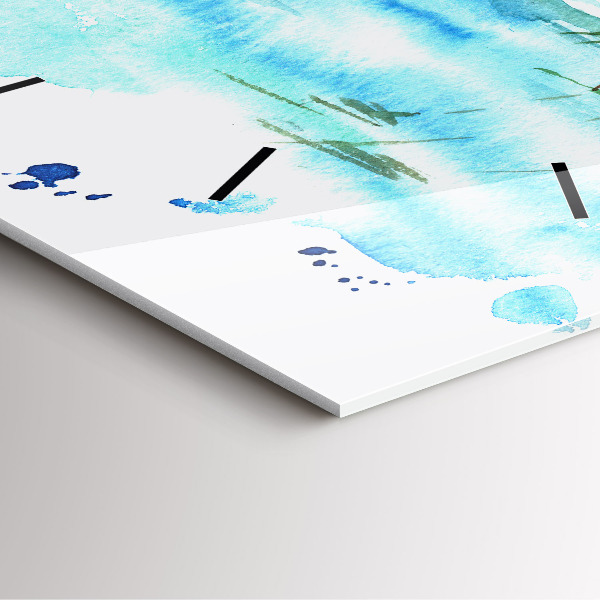 Štvorcové hodiny Obrázok pustého ostrova