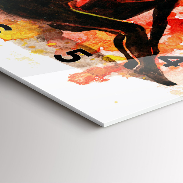 Štvorcové hodiny Láska a zamilovaný pár