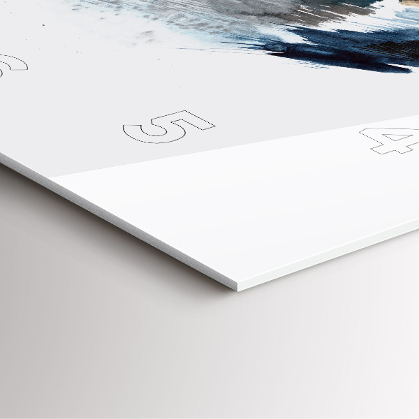 Štvorcové hodiny Kapitán s ďalekohľadom