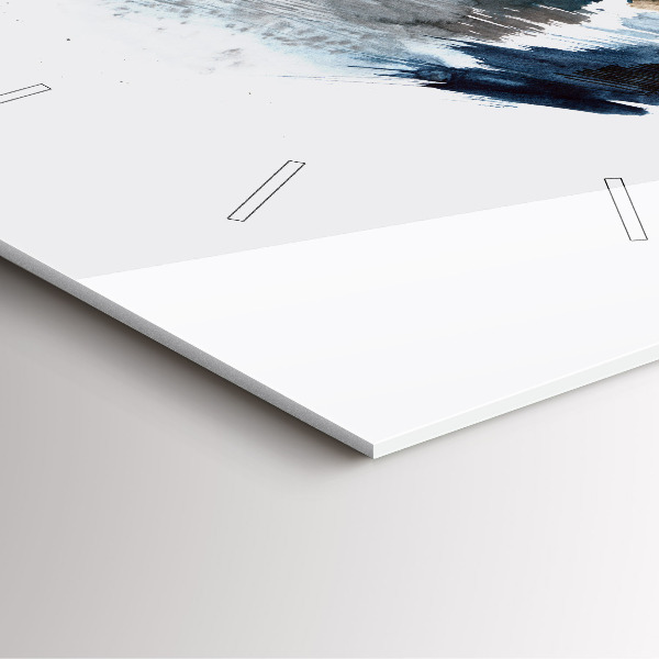 Štvorcové hodiny Kapitán s ďalekohľadom